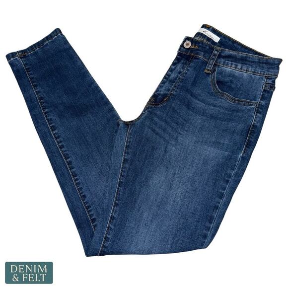 KanCan Los Angeles KC11214M Mid-Rise Skinny Denim Jeans Size 9/28 - Picture 1 of 9